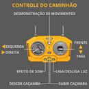 Escavadeira, Caminhão e Trator de Esteira de Controle Remoto Sem Fio - Yigong - Constru Toy