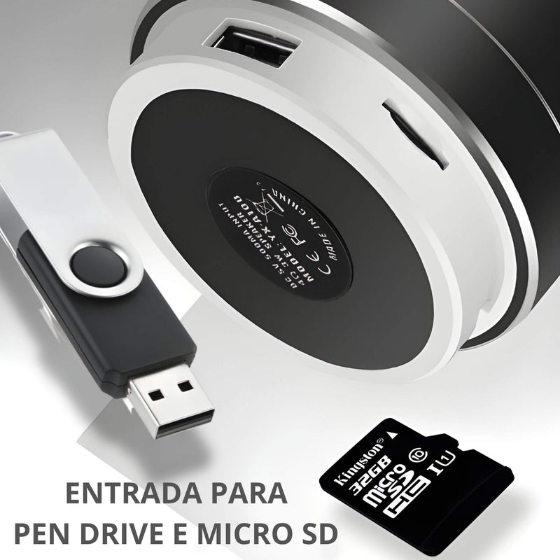 Caixinha de Som Bluetooth - Subwoofer A10