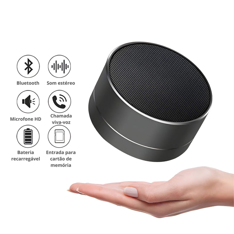 Caixinha de Som Bluetooth - Subwoofer A10