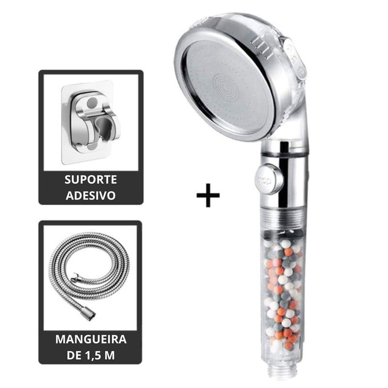 Chuveiro Spa de Alta Pressão e Filtragem Iônica - Z&L