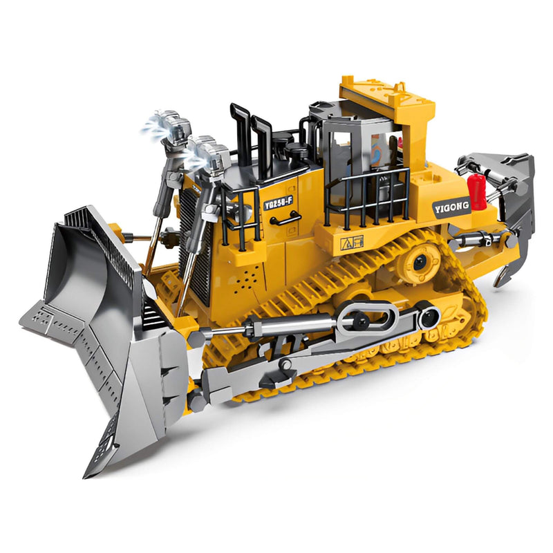 Escavadeira, Caminhão e Trator de Esteira de Controle Remoto Sem Fio - Yigong - Constru Toy