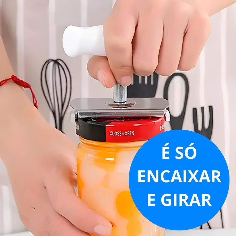 Abridor de Frascos Inox - Easy Twist