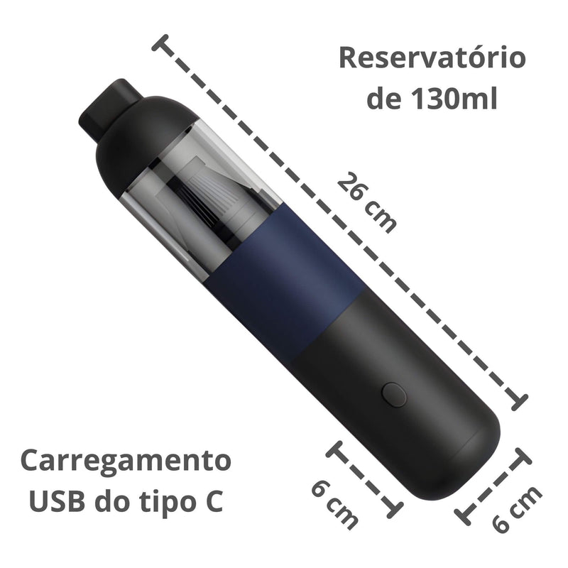 Aspirador de Pó Para Carro Sem Fio - Cleanz