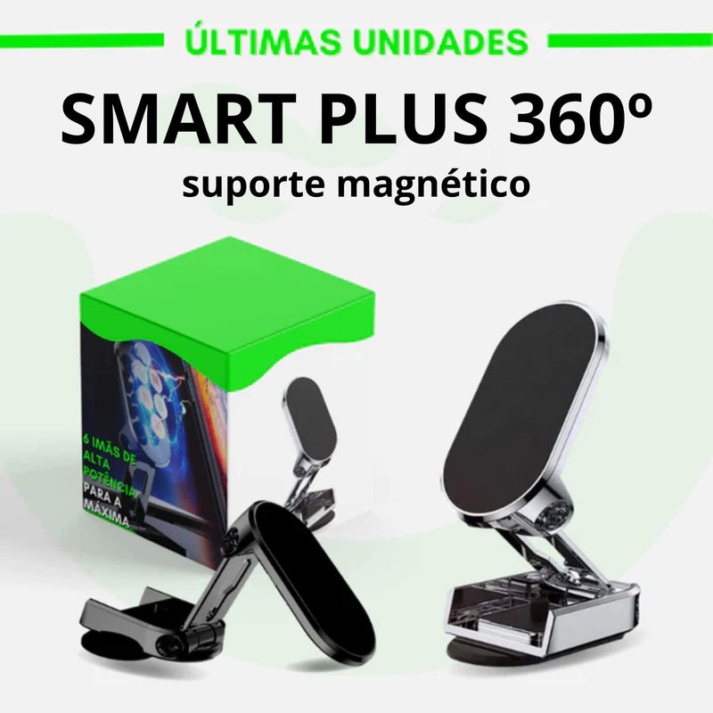 Suporte Automotivo Magnético - Smart Plus 360º
