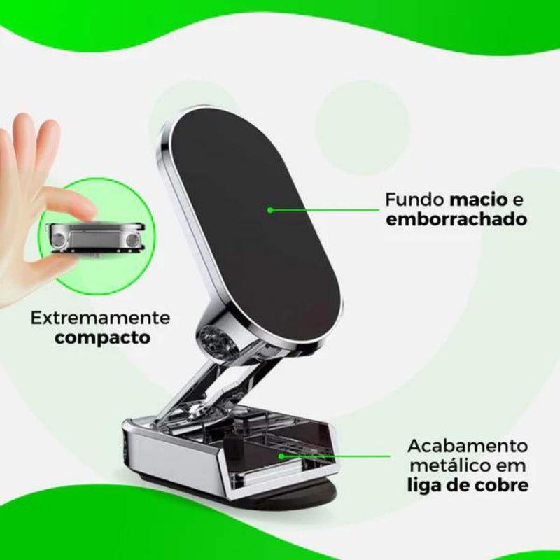 Suporte Automotivo Magnético - Smart Plus 360º
