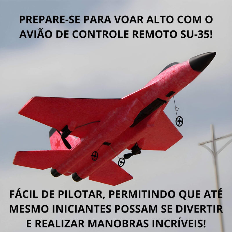 Avião de Controle Remoto - SU-35