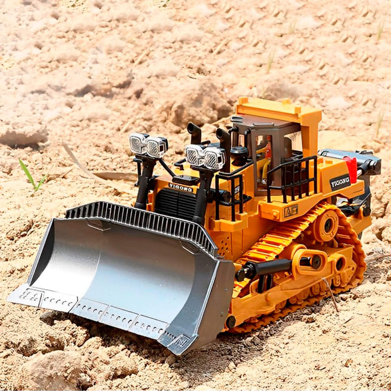 Escavadeira, Caminhão e Trator de Esteira de Controle Remoto Sem Fio - Yigong - Constru Toy