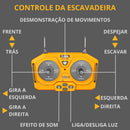 Escavadeira, Caminhão e Trator de Esteira de Controle Remoto Sem Fio - Yigong - Constru Toy
