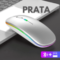 Mouse Bluetooth Sem Fio Slim Wireless - Renzo - Lojas Original